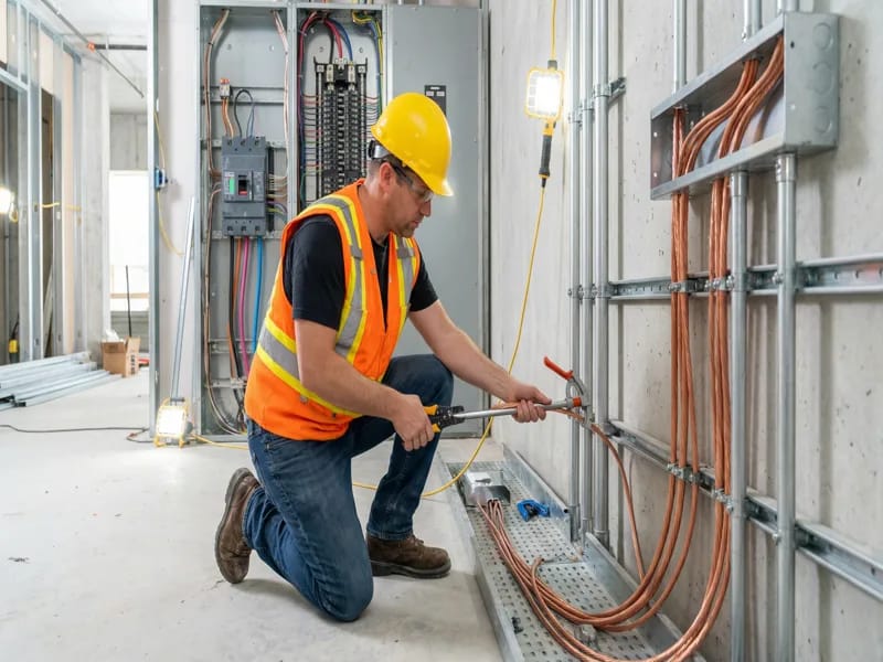 Commercial electrical installation design and build project